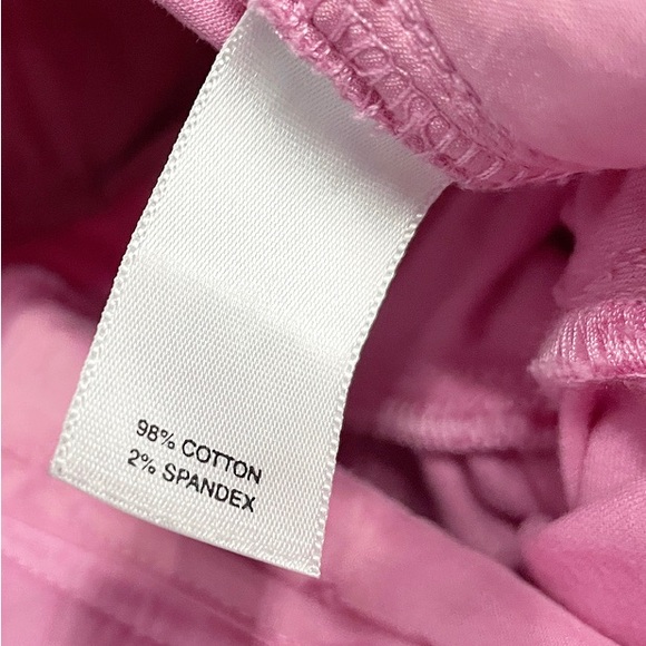 White House Black Market Straight Crop Leg Pants Women’s 4 Pink Denim - Picture 10 of 10